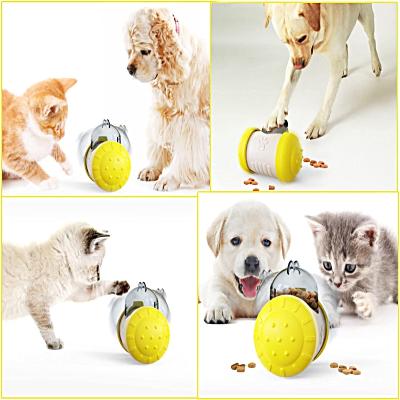 Distributeur de Croquettes pour Chien - BrainChase™ - Jaune - Univers Doggy