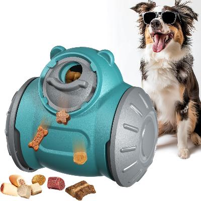 Distributeur de Croquettes pour Chien - BrainChase™ - Turquoise - Univers Doggy