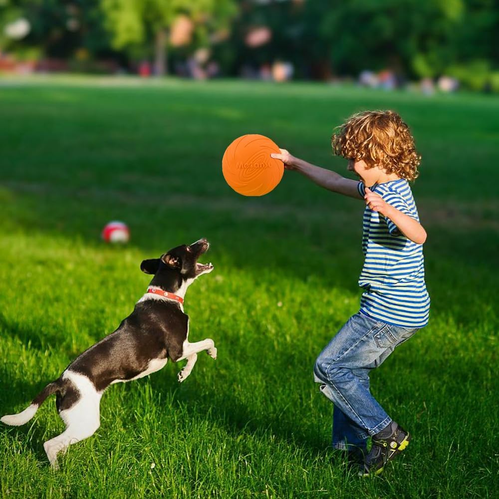 Frisbee Chien - FlyingDiscToys™ - Orange - Univers Doggy