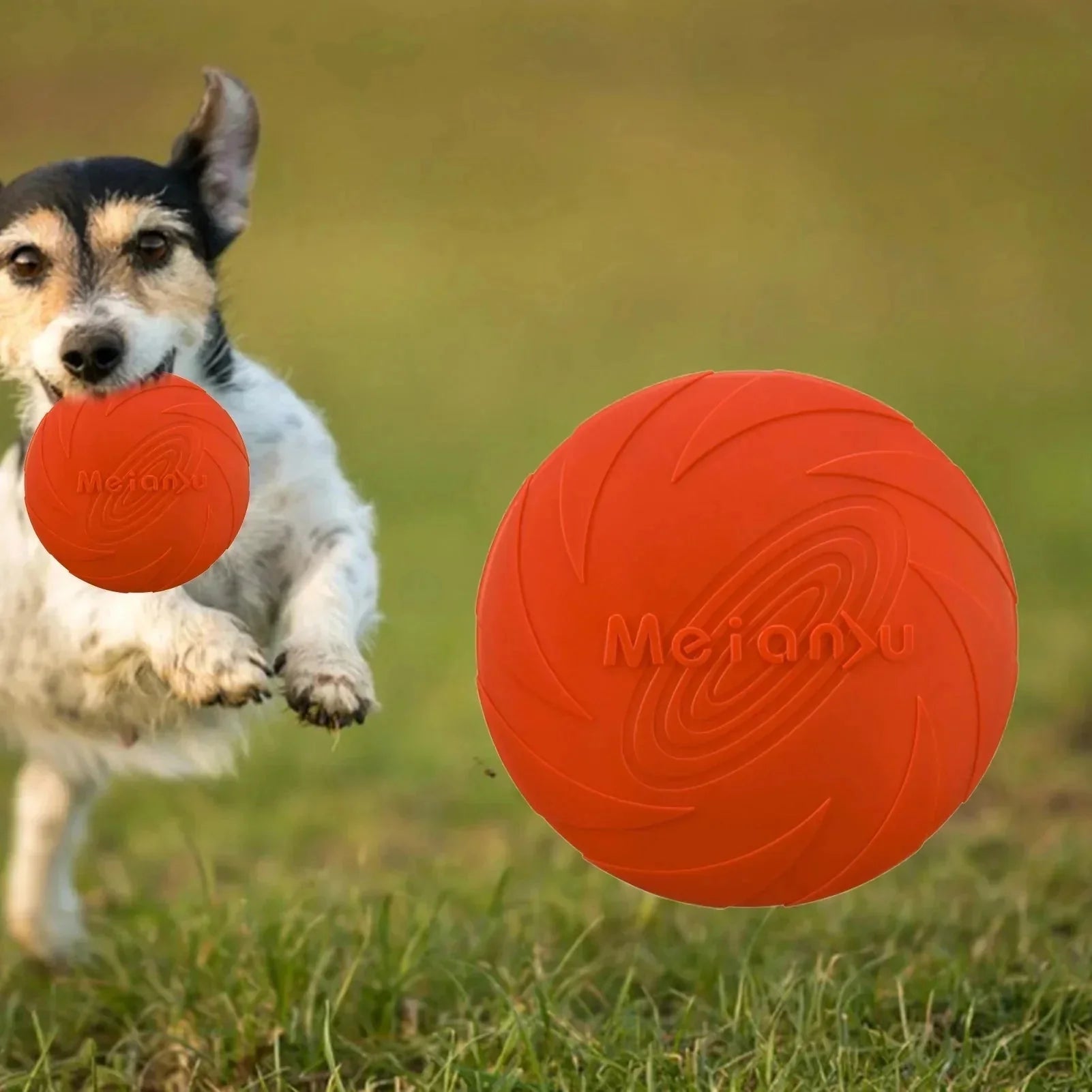 Frisbee Chien - FlyingDiscToys™ - Rouge - Univers Doggy